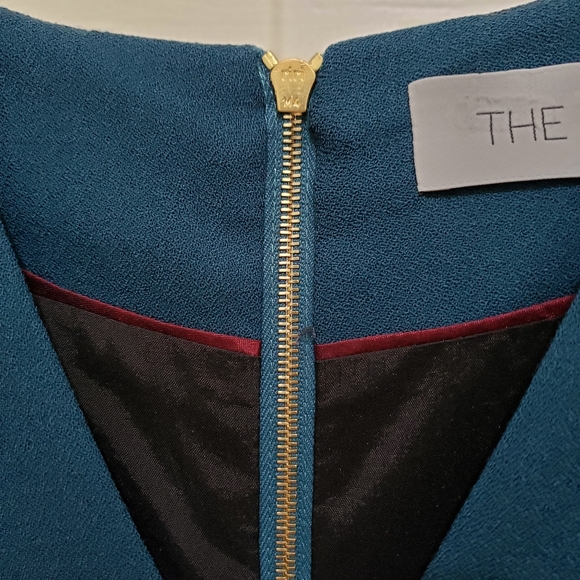 The Fold London Wool Crepe Sheath Dress Size UK 10 - Picture 9 of 12